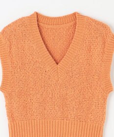 GRACE CONTINENTAL カノコショートニットトップ