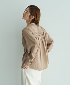 YECCA VECCA ギャザーブラウス