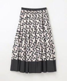 GRACE CONTINENTAL リボンプリントスカート