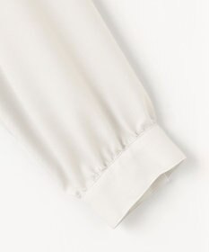 J.PRESS LADIES 【洗える】ヌーディスバックサテン タックプリーツ ブラウス