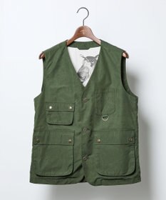 JOSEPH ABBOUD MOUNTAIN 【軽量・テ―ム・ヤルビーコラボ】プリント ワックスクロス ベスト