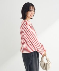 Green Parks ボックスシルエットボーダープルオーバー