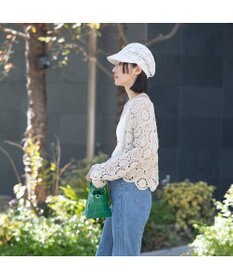 林八百吉商店 un chapeau  レースキャスケット