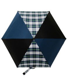 +RING 【プラスリング】【数量限定】【UVカット90%以上】UNISEX 晴雨兼用 折傘 53cm CHK TX4MT53F