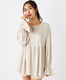 OP／FILA 【Ocean Pacific】ティアードトップス＋ショートパンツ付き 4点セット