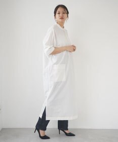 WHITE MAILS 【Kanocoコラボ】ビッグシルエット ワンピース＜洗える・抗菌・消臭・速乾・UVケア＞