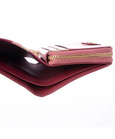 UNBILLION perche ジェムストーンチャームハーフラウンドウォレット