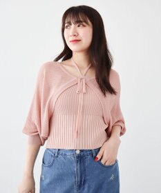 Green Parks ・swing by SET2点ニットボレロ&ニットキャミ