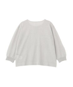 YECCA VECCA ノーカラー7分袖ポケットカーディガン