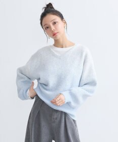 earth music&ecology ラメグラデーションニットプルオーバー