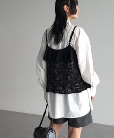 Green Parks レースフリルキャミビスチェ