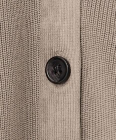 UNFILO ハーフスリーブ畔カーディガン