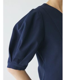 Green Parks AnriettMusee パフスリーブペプラムブラウス