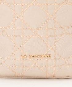 LA BAGAGERIE グリッドキルティングミニショルダー