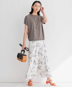 23区 【洗える/好評につき新色追加】レーヨンポリエステルストレッチ プルオーバー ニット