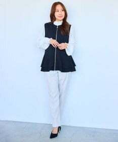 Feroux 【洗える】マリンテーパードパンツ