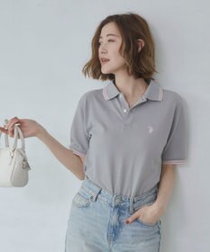 WEGO 【26年春夏新カラー登場/ユニセックス着用ITEM/SMLサイズ展開】U.S. POLO ASSN.別注ラインポロシャツ