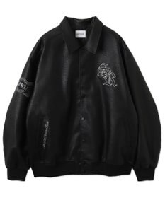 WEGO エコレザーグラフィックジャケット