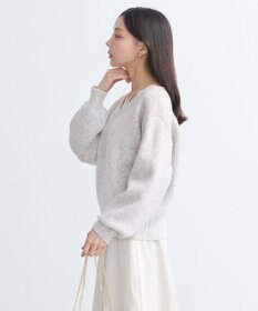 earth music&ecology ラメグラデーションニットプルオーバー