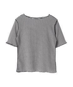 earth music&ecology ギンガムメロープルオーバー