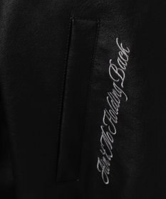 WEGO エコレザーグラフィックジャケット