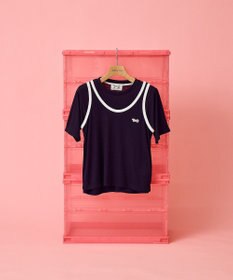 AMERICAN HOLIC 【PENNEY'S】配色タンクトップ+Tシャツ