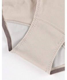 une nana cool 綿ベア天竺 カラーブロッキング おなかすっぽりサニタリーショーツ