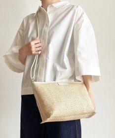 Hekhèr Le Style de Vie 【日本製 】ジュート×牛革 ショルダーバッグ