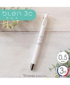 Mother garden しろたん ブレン３Ｃ 3色ボールペン 0.5mm 《顔ぼん》 単品
