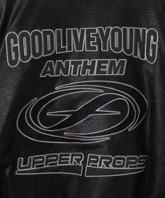 WEGO エコレザーグラフィックジャケット