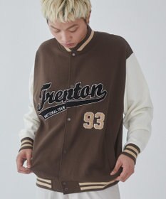 WEGO 【ユニセックス着用ITEM/MLサイズ展開】サガラワッペンスウェットスタジャン