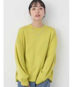 earth music&ecology アンチピリングバックスリットプルオーバー