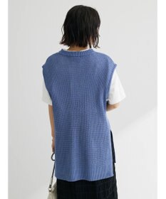 Green Parks ざっくりメッシュニットチュニック