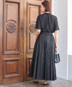 自由区 【洗える・XSサイズあり】シアーシャイニー スカート