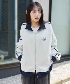 WEGO 【ユニセックス着用ITEM】ライントラックニットジャケット