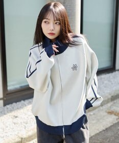 WEGO 【ユニセックス着用ITEM】ライントラックニットジャケット