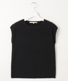 自由区 【XSサイズ～/洗える/セット可】ハイツイストコットンアセテート フレンチスリーブニット