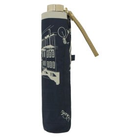 MOONBAT DAKS(ダックス) 晴雨兼用日傘 折りたたみ傘 街並み フワクール生地使用