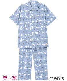 ワコール／睡眠科学 パジャマ SOU・SOU(R) 5分袖 半袖 8分丈 綿100%(本体) メンズ YGT161 睡眠科学／ワコール