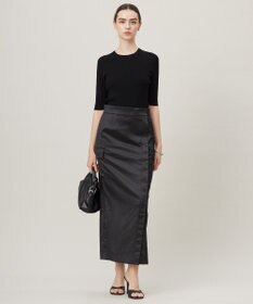 ICB L 【洗える】ハイゲージリブベーシック プルオーバーニット