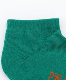 PW CIRCULUS 【MEN】【土踏まずをサポート】ロゴ ショートソックス