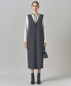 ICB L マラボーテＷジョーゼット バイカラーナロータイカットソー