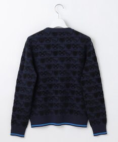 23区GOLF 【WOMEN】エンブレムジャガード ニット