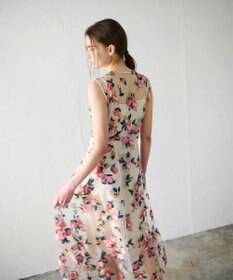 GRACE CONTINENTAL サマーフルーツ刺繍ワンピース