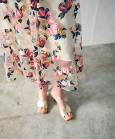 GRACE CONTINENTAL サマーフルーツ刺繍ワンピース