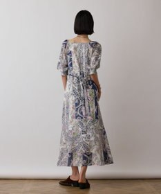 GRACE CONTINENTAL スカーフプリントドレス