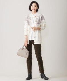 J.PRESS LADIES 【洗える】21ウェルコーデュロイ ストレッチ パンツ