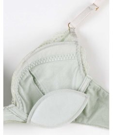 une nana cool リニューアル【綿混】ビタードットコットン 3/4カップブラ