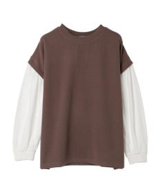 CRAFT STANDARD BOUTIQUE 起毛ワッフルレイヤード風プルオーバー