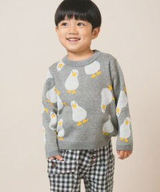 ami amie 【UNISEX】アヒルいっぱいプルオーバー85cm～130cm
